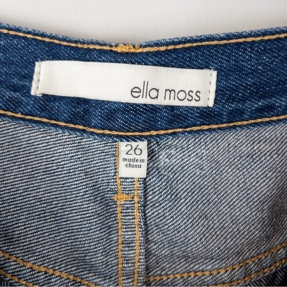 Ella Moss Womens Size 26 Vintage High Waist Jeans Waxwing NEW Distressed Blue - Picture 8 of 12